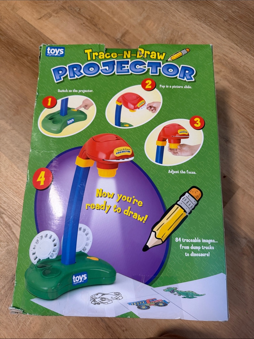 Toys Trace-N-Draw Projector - Red, Blue & Green Kids Drawing Toy